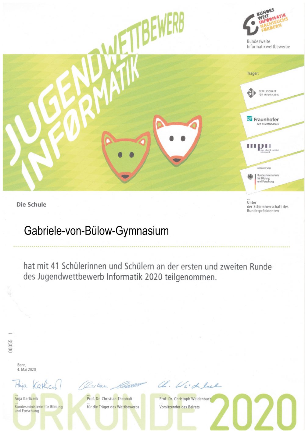 Informatik Programmieren Jugendwettbewerb Informatik – Bundeswettbewerb Informatik – FDGON